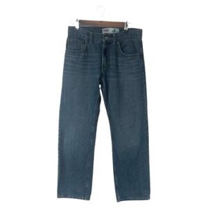 Levi’s 505 Straight Leg Jeans Blue Denim Casual Size Young Men